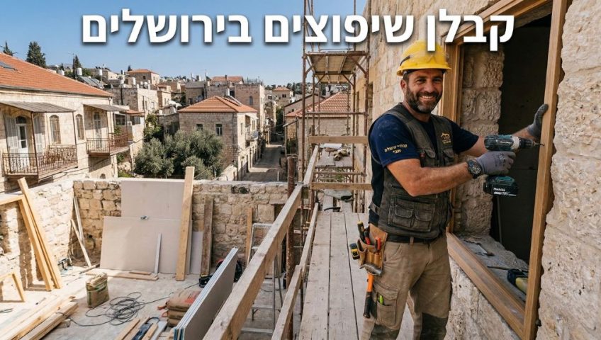 קבלן שיפוצים בירושלים